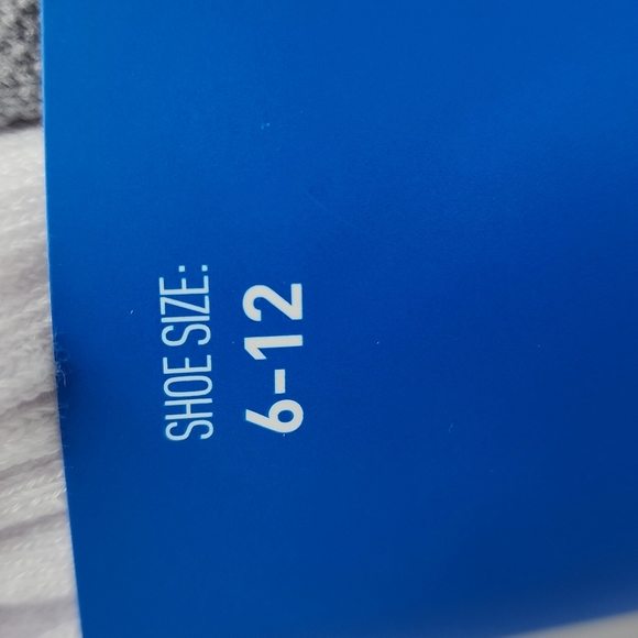 ADIDAS 6 PAIRS OF CREW LENGTH SOCKS, WHITE WITH GREY LOGO - Picture 8 of 8